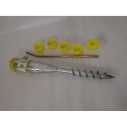 Alberts 610630 Įsukama vamzdžio grindų mova | tinka visiems vamzdžiams, kurių skersmuo nuo 25 iki 65 mm | karštai cinkuotas | il