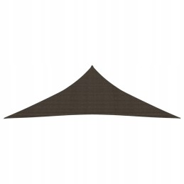 Apsauginė nuo saulės burė 160 g m2 ruda 3 5x3 5x4 9 m HDPE