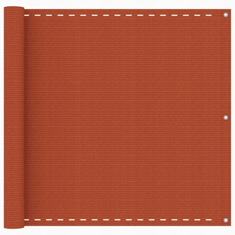 HDPE balkono sienelė 90x600cm, oranžinė
