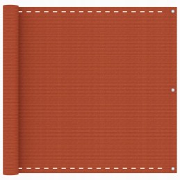 HDPE balkono sienelė 90x600cm, oranžinė