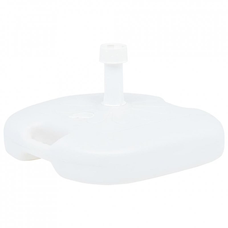 Skėčio pagrindas, užpildytas vandeniu/smėliu, 16 l, baltas