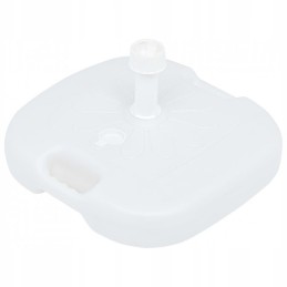 Skėčio pagrindas, užpildytas vandeniu/smėliu, 16 l, baltas