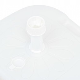 Skėčio pagrindas, užpildytas vandeniu/smėliu, 16 l, baltas