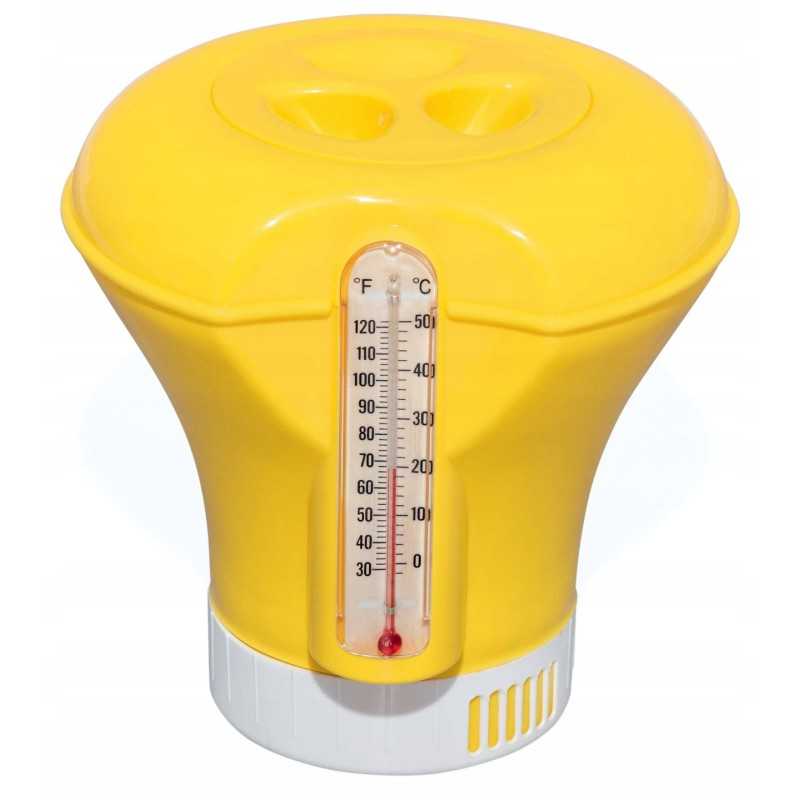 Bestway 58209 geltono termometro cheminių medžiagų dozatorius