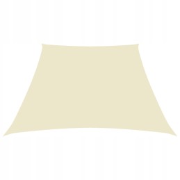 Sodo burė, oksfordo audinio, trapecijos formos, 2/4x3 m, kreminė