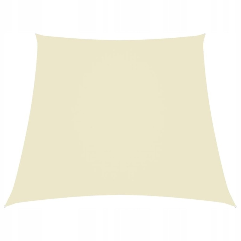 Sodo burė, trapecijos formos oksfordo audinio, 2 4x3 m, kreminė