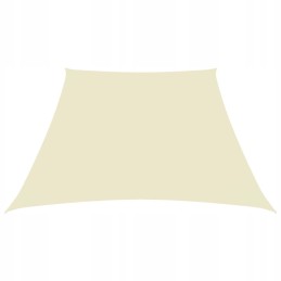 Sodo burė, trapecijos formos oksfordo audinio, 2 4x3 m, kreminė