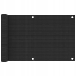 HDPE balkono ekranas 75x500 cm antracitas