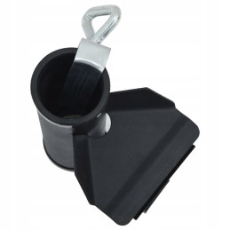 Vidaxl balkono skėčio apkabos 2 vnt 25 38 mm plieniniai