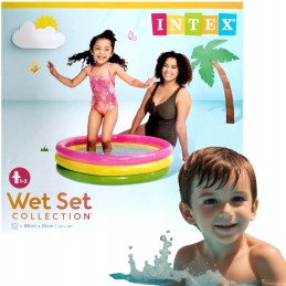 Intex apvalus pripučiamas baseinas 86 x 86 x 25 cm
