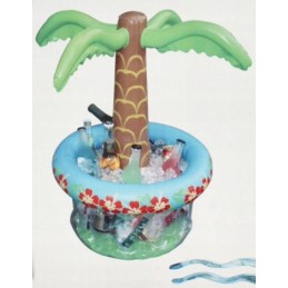 Pripučiamas ledo gėrimų šaldytuvas, palmės formos, 44 x 70 x 66 cm