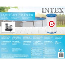 intex 29005 filtras B tipo baseino siurbliui