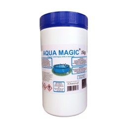 Aqua magic chloras baseinams 1000g 1kg granulės
