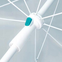 ⚡nc7822 turkio spalvos paplūdimio skėtis xl 220 cm nils camp⚡