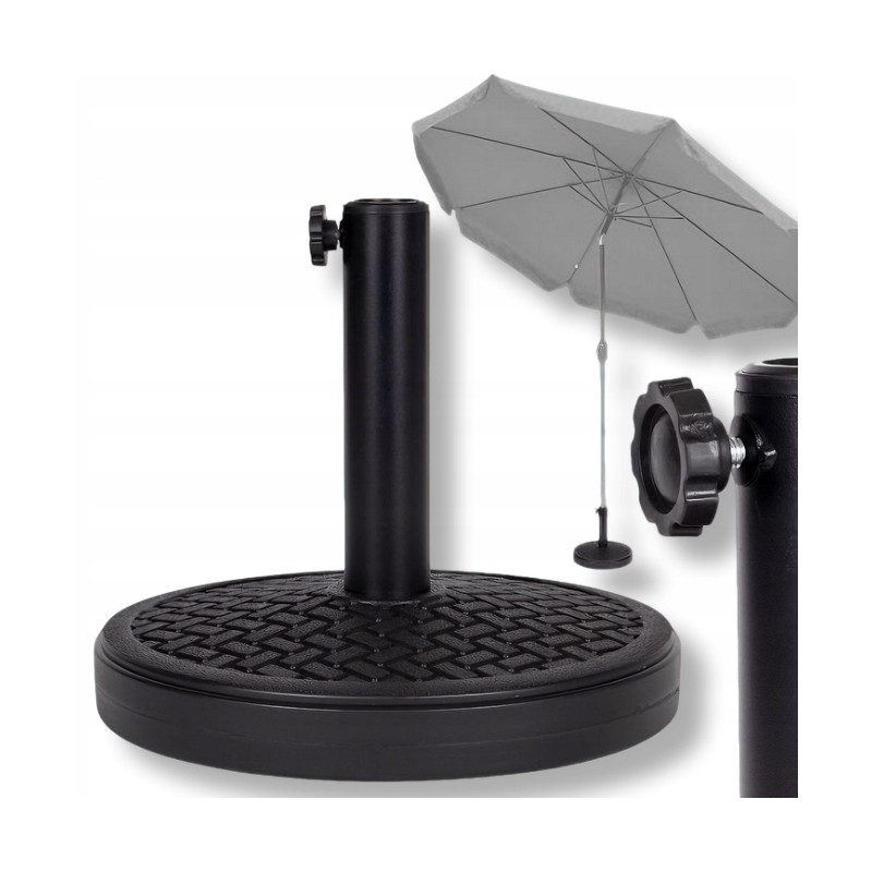 Pagrindas sodo skėčiui, stovas, svarmenų pagrindas, svoris 12 kg