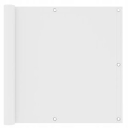 Balkono širma, balta, 90x300 cm, oksfordo audinio