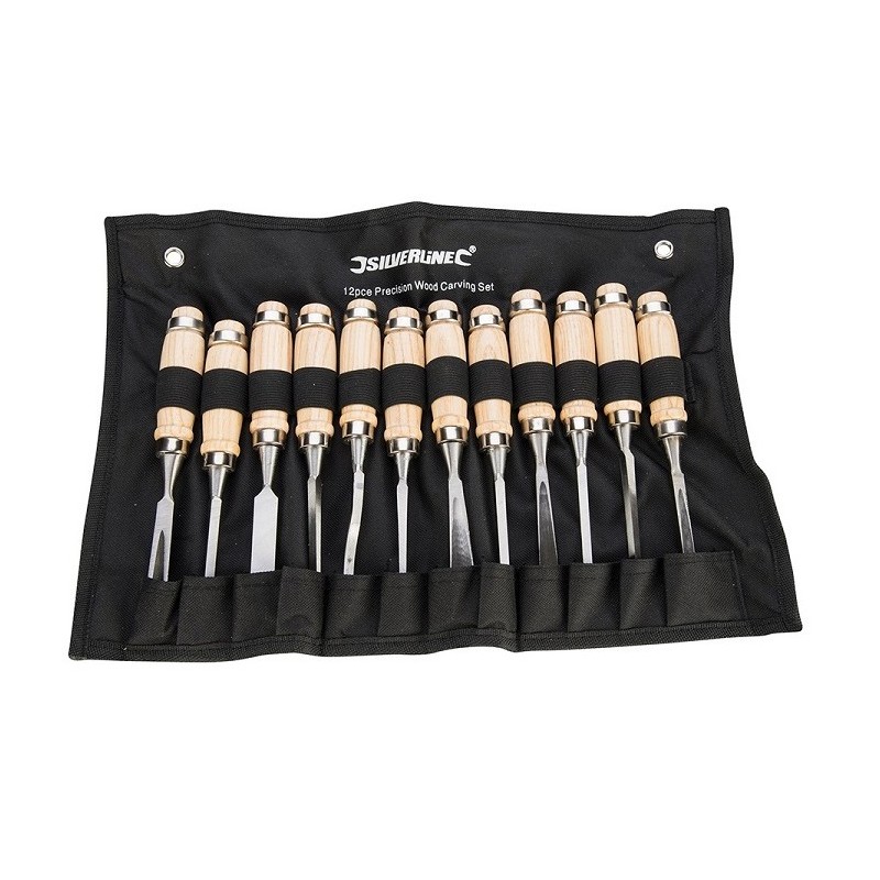 Drožybos kaltų rinkinys iš 12 sidabrinių linijų 250241