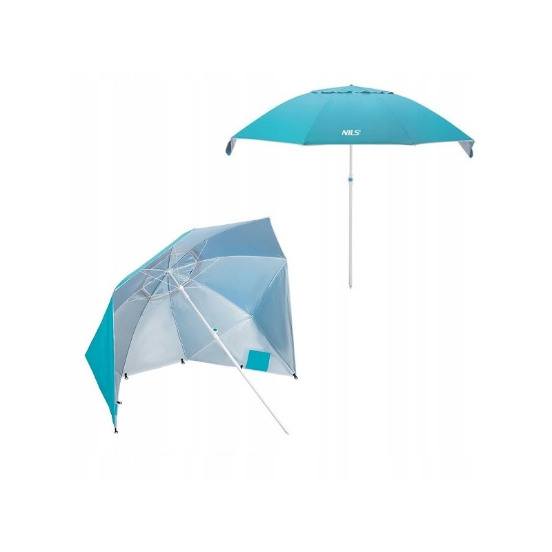 Nc7822 turkio spalvos paplūdimio skėtis XL 220 cm Nils Camp