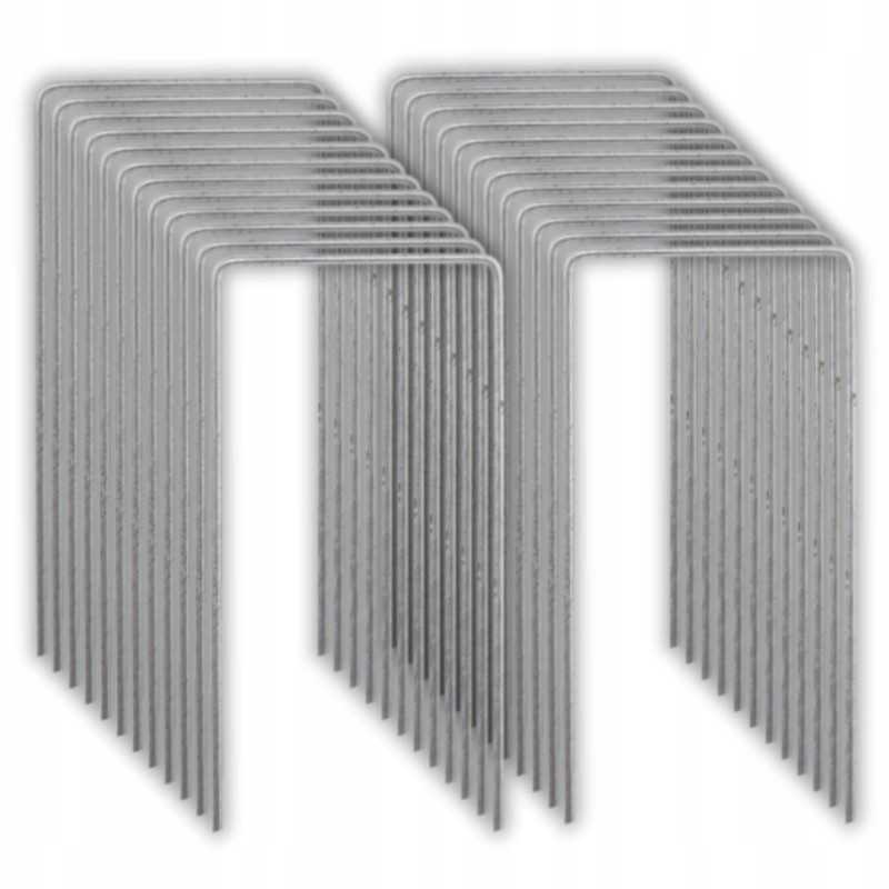 Smeigtukai agrotekstilei tvirtinti agrotekstile ankeriai 7cmx20cm 50vnt metalo u