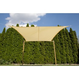 Ecru atspalvio sodo burė