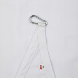 Ecru atspalvio sodo burė