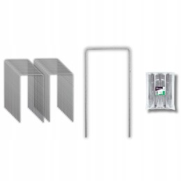 Smeigtukai agrotekstilei tvirtinti agrotekstile ankeriai 7cmx20cm 50vnt metalo u