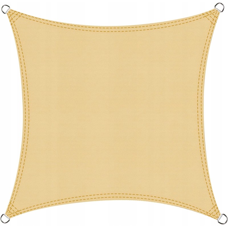 Cool area šešėlinė burė, atspari vandeniui, kvadratinė, 4 x 2,5 m, apsauga nuo saulės, apsauga nuo UV spindulių, tinka naudoti l