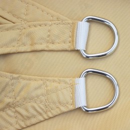 Cool area šešėlinė burė, atspari vandeniui, kvadratinė, 4 x 2,5 m, apsauga nuo saulės, apsauga nuo UV spindulių, tinka naudoti l