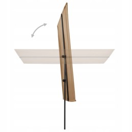 Flex šešėlis 130 x 180 cm taupe sodo skėtis