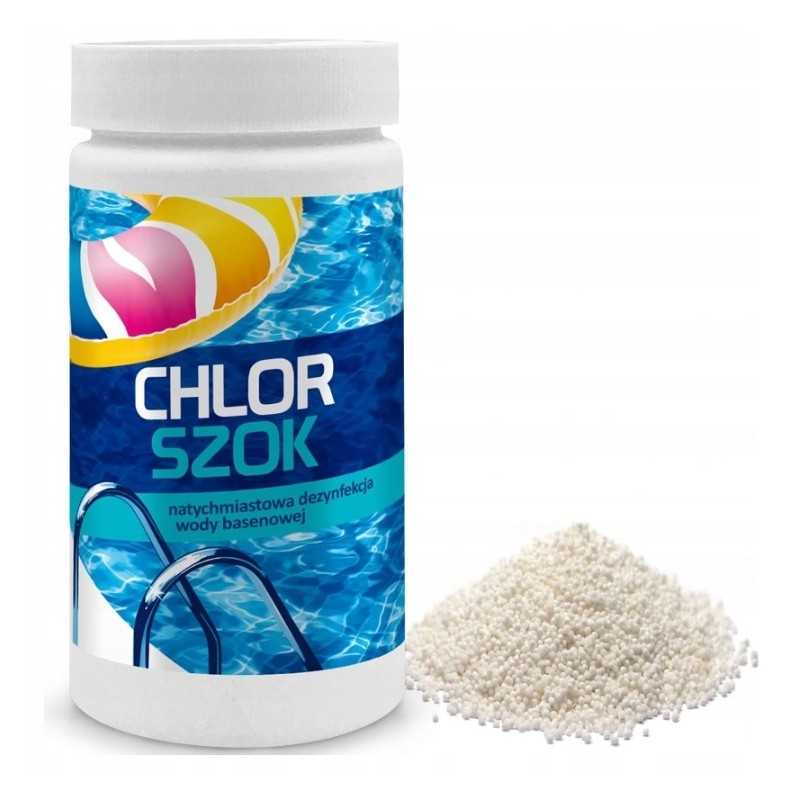 Baseino chemikalai chloro šokas baseino granulėms 1kg