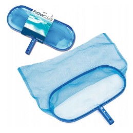 Gilus tinklas šiukšlėms iš baseino gaudyti koštuku