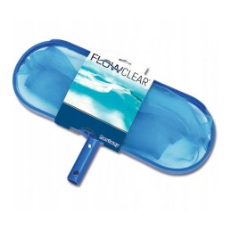 Gilus tinklas šiukšlėms iš baseino gaudyti koštuku