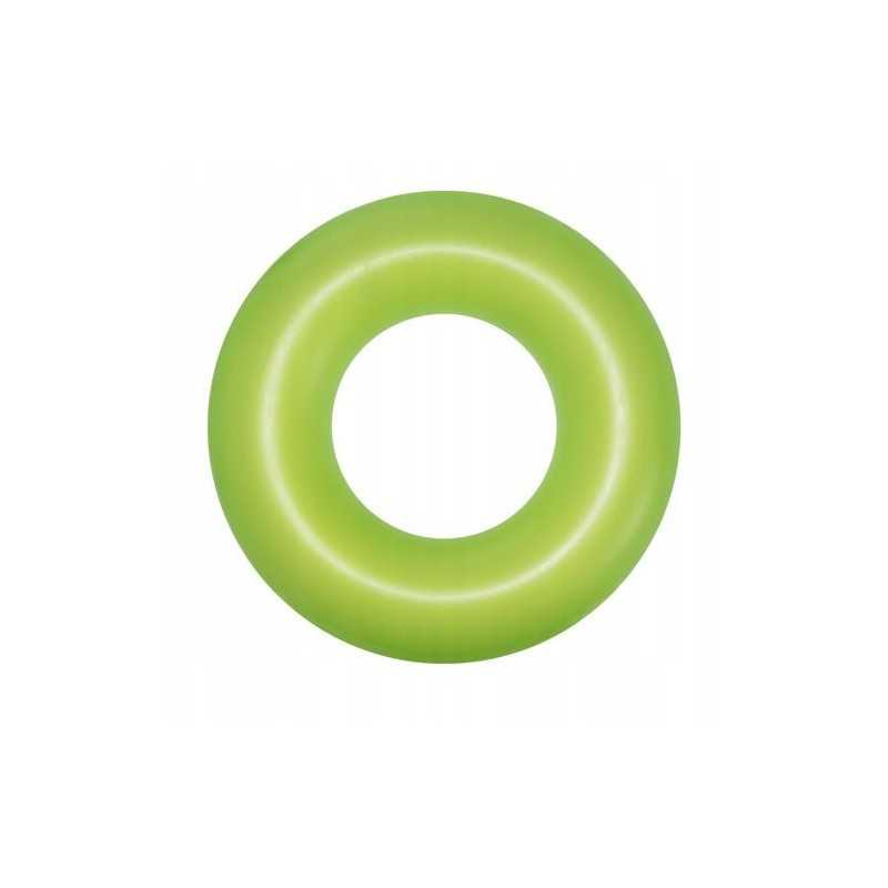 Neoninis žalias plaukimo žiedas 91 cm bestway