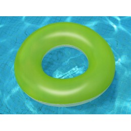 Neoninis žalias plaukimo žiedas 91 cm bestway