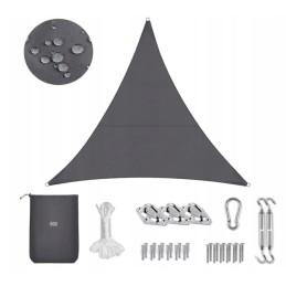 Sekey skėtis pilkas 300 x 300 cm