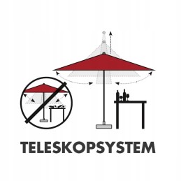 Bag boy teleskopinis UV skėtis