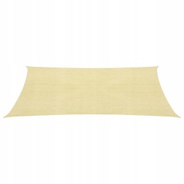 Vidaxl hdpe sodo burė kvadratinė 2x2 m smėlio spalvos