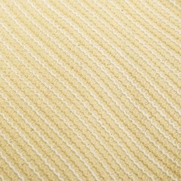 Vidaxl hdpe sodo burė kvadratinė 2x2 m smėlio spalvos