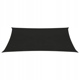 HDPE šešėlinė burė, 2,5x3,5 m, juoda