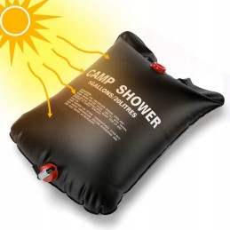 Camping shower, mobile, solar shower, 20l, accessories
