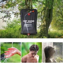 Camping shower, mobile, solar shower, 20l, accessories
