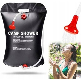 Camping shower, mobile, solar shower, 20l, accessories
