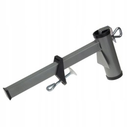 Skėčio laikiklis sienai iki 40 mm, pilkas