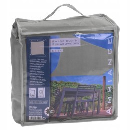 Sodo stogelio markizės skėčio virvės 3 x 3 m pilkos spalvos