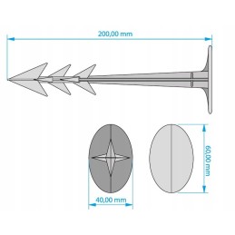 geopeg inkarai tvirtinimas prie grindų 40 vnt