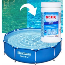 Chloras baseinams, sūkurinėms vonioms, chloras, didelės tabletės baseinams, baseinų chemikalai, 1kg