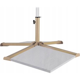 Stovas nuo saulės skėčiui, pagrindas, grindinio plokščių pagrindas