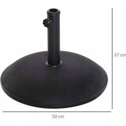 Skėčio pagrindas, juodas