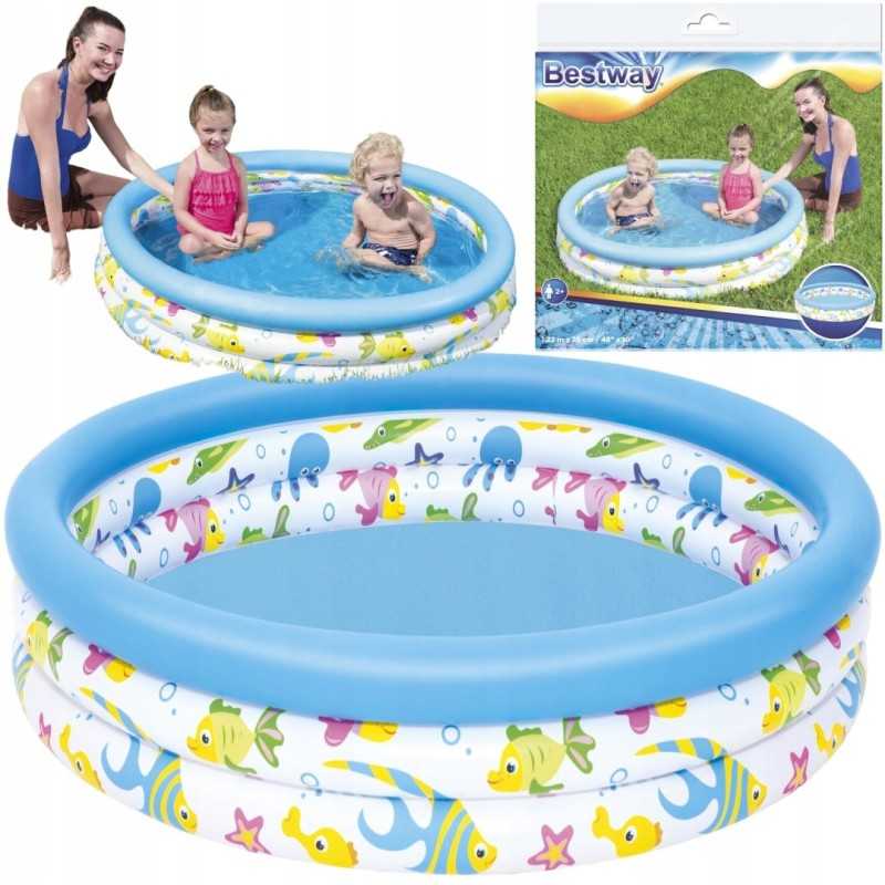 Pripučiamas sodo baseinas 140l 122x25cm 51009