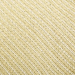 HDPE trikampė sodo burė 3,6x3,6x3,6m smėlio spalvos